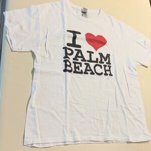 I Love Palm Beach White T-Shirt